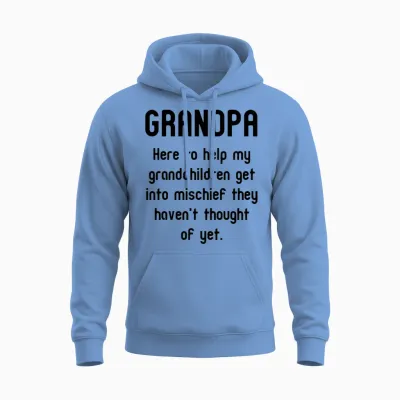 Funny Grandpa Unisex Hoodie - Carolina Blue