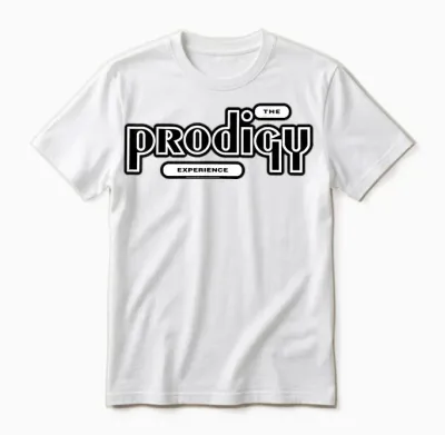 Official the Prodigy Experience Logo Big Beat Electronic Unisex T-Shirt - White
