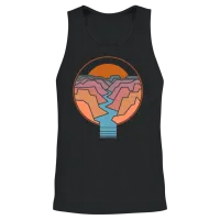 Travel Hiking Adventure Camping Gift Unisex Tank Top - Black – 2