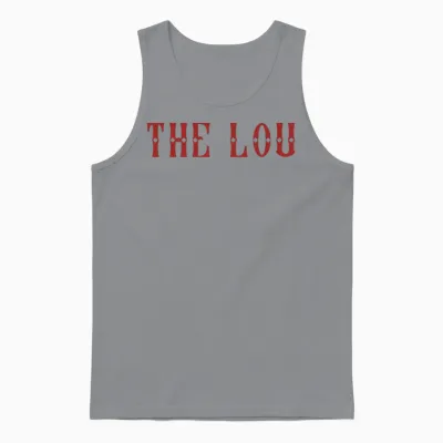 The Lou - Retro St Louis Unisex Tank Top - Sport Grey