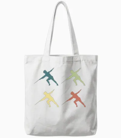 Javelin Retro 4 Tote Bags - White