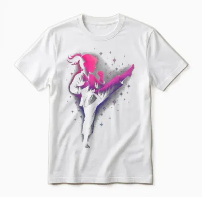 Kung Fu Self Defence Sport Taekwondo Unisex T-Shirt - White