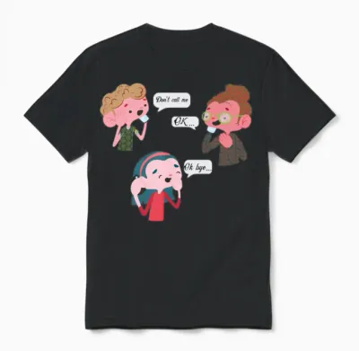 Funny Unisex T-Shirt - Black