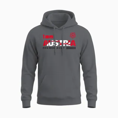 Fifa World Cup26 Qualifier österreich Unisex Hoodie - Charcoal