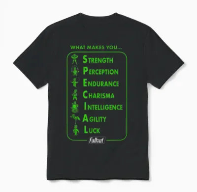 Fallout What Makes You Special Gaming Unisex T-Shirt - Black