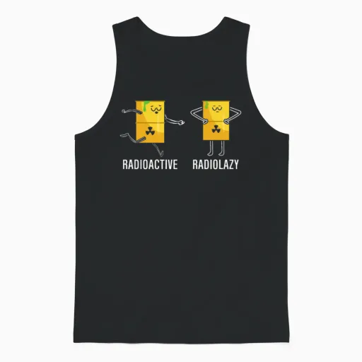 Nuclear Power Plant Nuclear Engineer Unisex Tank Top in Black