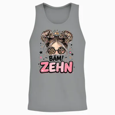 10. Geburtstag Mädchen 10 Jahre 2016 Lustig Geschenk Unisex Tank Top - Sport Grey