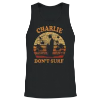 Charlie Does Not Surf in the Military Vietnam War Unisex Tank Top - Black – 2