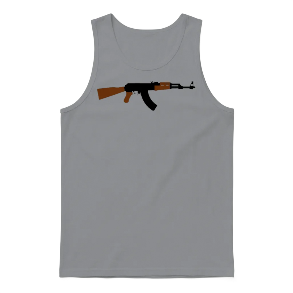 Ak-47 Unisex Tank Top - Sport Grey
