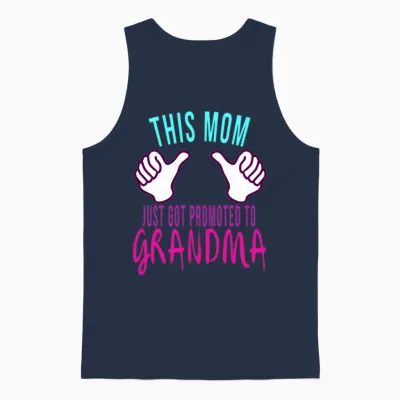 New Grandma Baby Shower Gender Reveal Party Unisex Tank Top - Navy