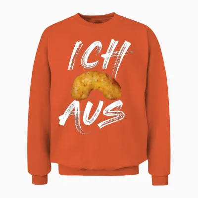 Ich Flip from Peanut Flip Peanut Fischködernuss Unisex Sweatshirt - Orange