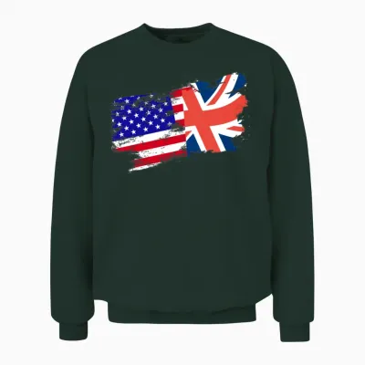 Usa Uk Unisex Sweatshirt - Forest