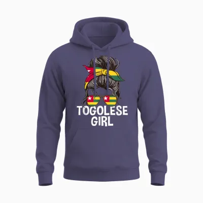 Togolese Chignon Proud Togo Unisex Hoodie - Heather Sport Dark Navy