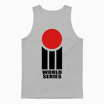 World Series Cricket Retro Unisex Tank Top - Ash