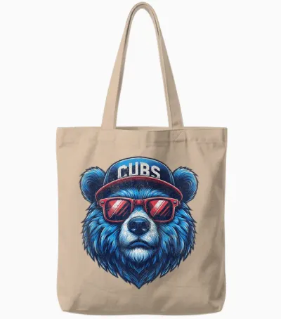 Vintage Cubs Name Retro Design for Men Women And Tote Bags - Natural