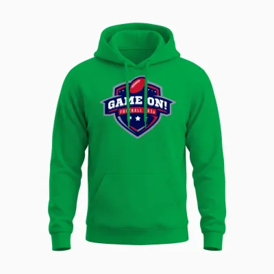 Game on - Football 2024 Unisex Hoodie - Irish Green