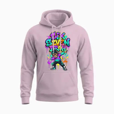 Six Seven 67 Schule Gen Alpha Slang Meme Unisex Hoodie - Light Pink