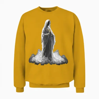 The Blessed Virgin Mary Unisex Sweatshirt - Gold