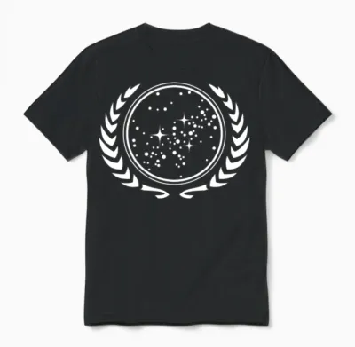 United Federation of Planets Unisex T-Shirt - Black