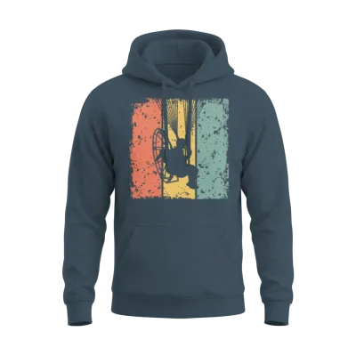 Paramotor Retro Unisex Hoodie - Dark Heather