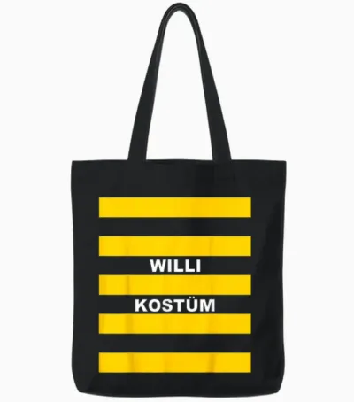 Bee Costume Willi Bee Costume Couple Costume Bee Carnival T-Shirt, Black Tote Bags - Black