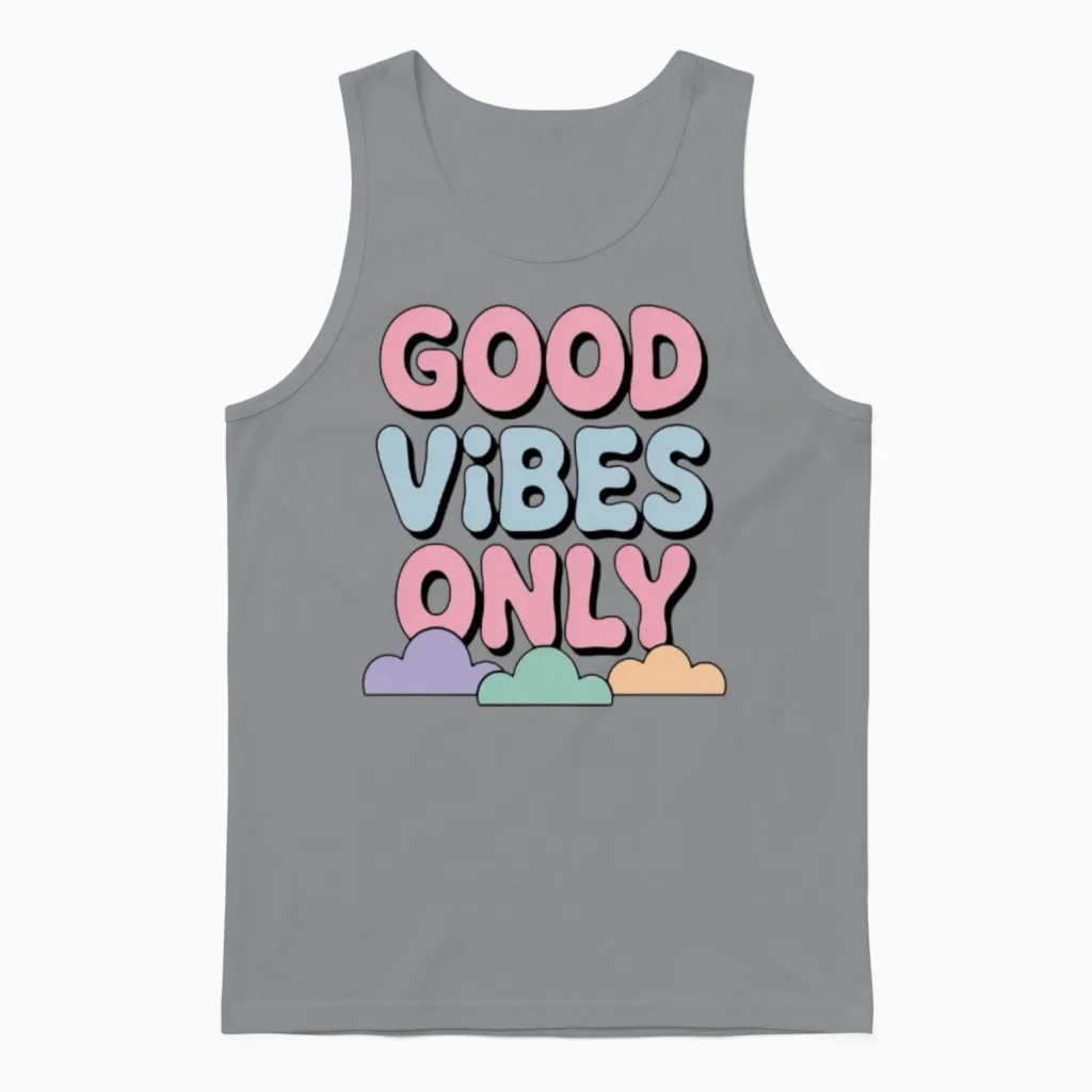 True Friend Walks in β Friendship Quote Unisex Tank Top in Sport Grey