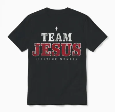 Faith-Design Für Christinnen Und Christen Von Team Jesus Life Time Unisex T-Shirt - Black