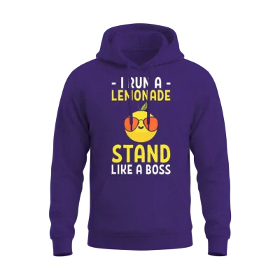 Funny Lemonade Stand Lemonade Vendor Unisex Hoodie - Purple