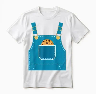 Funny Mouse Halloween Costume Book Cookie Teacher Student Unisex T-Shirt - White