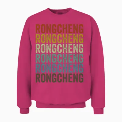 Rongcheng China Retro Vintage Unisex Sweatshirt - Heliconia