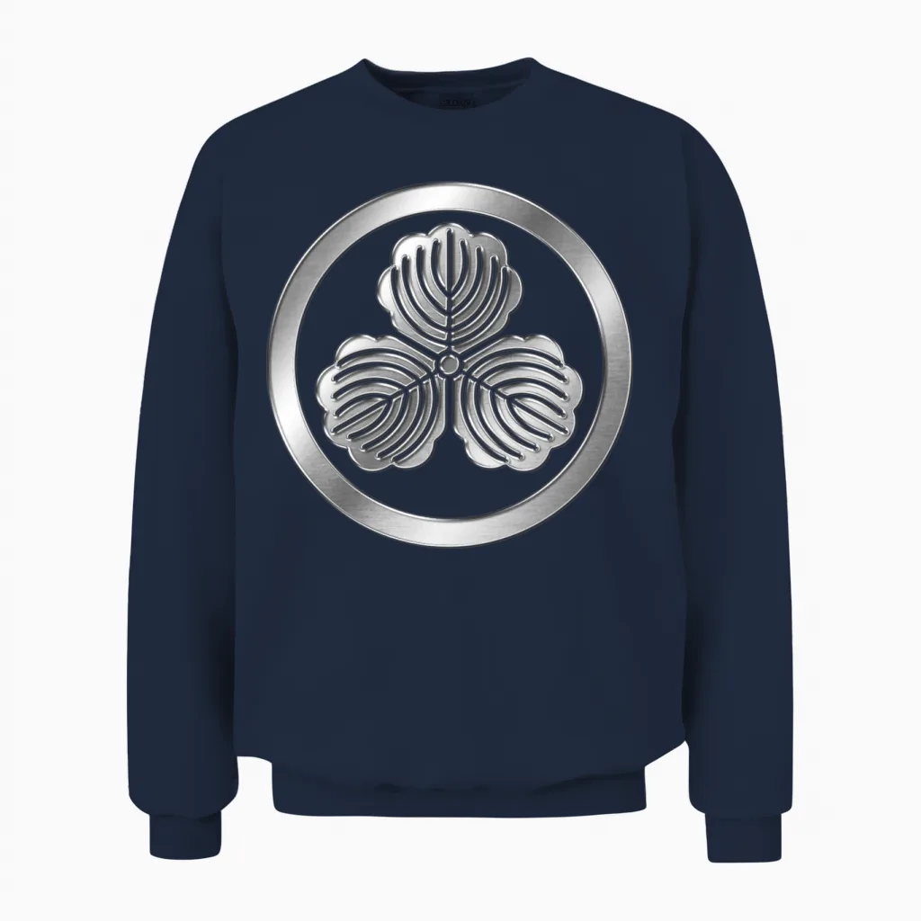 Shima Clan Kamon Unisex Sweatshirt in Navy