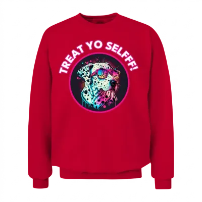 Cool Dog Unisex Sweatshirt - Red