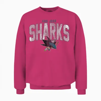 San Jose Sharks Nhl-Hockey Mit Vintage-Logo Unisex Sweatshirt - Heliconia