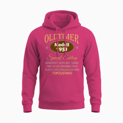 75. Geburtstag Mann Frau 75 Jahre 1951 Deko Geschenk Lustig Unisex Hoodie - Heliconia