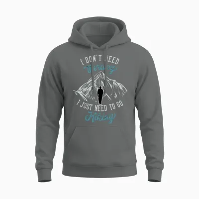 Hiking Unisex Hoodie - Graphite Heather