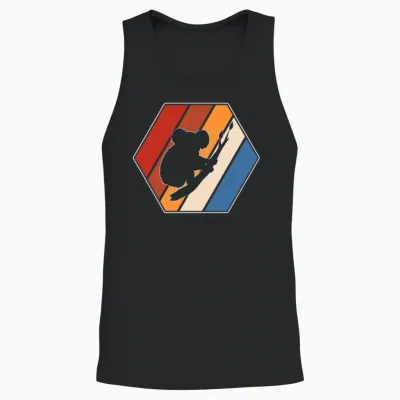 Koala Retro Unisex Tank Top - Black