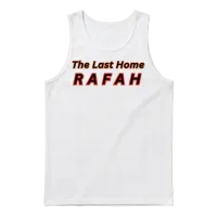 The Last Home Rafah Unisex Tank Top - White – 1