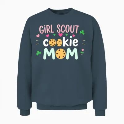 Girl Scout Cookie Mom Unisex Sweatshirt - Dark Heather