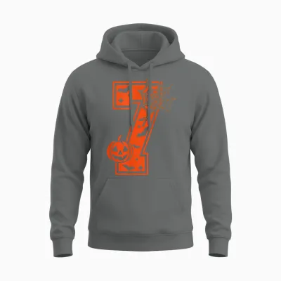 Funny 67 Six Seven Meme Couple Matching Halloween Costume Unisex Hoodie - Graphite Heather
