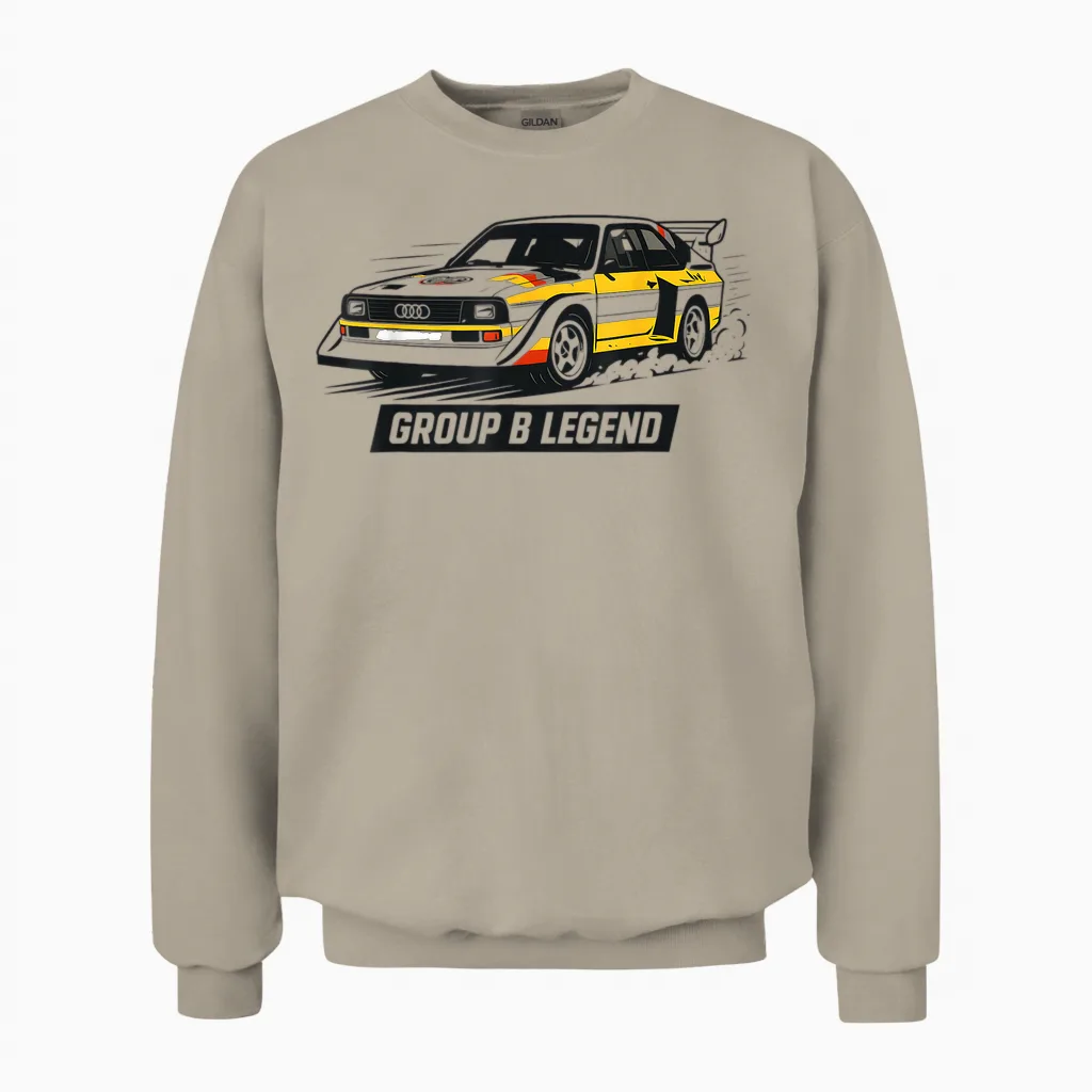 Group B Rally Legend Unisex Sweatshirt in Sand