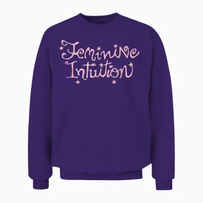 Offizielle Olivia Rodrigo Feminine Intuition Unisex Sweatshirt - Purple