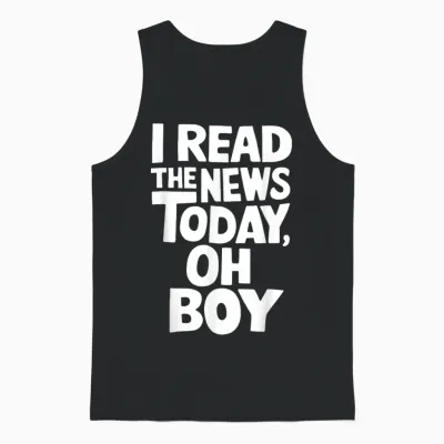 Ich Habe Heute Die Nachrichten Gelesen Oh Junge Funny Unisex Tank Top - Black