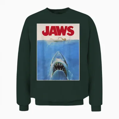 Jaws Classic Movie Unisex Sweatshirt - Forest