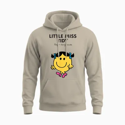 Mr. Men Little Miss Tidy Unisex Hoodie - Sand