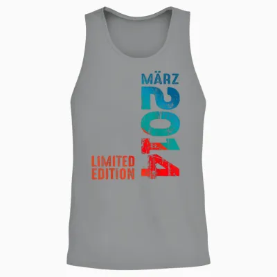 Legendär Seit März 2014 Geburtstag Limited Edition 2014 Unisex Tank Top - Sport Grey