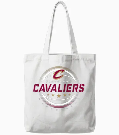 Nba Cleveland Cavaliers the Rock Tote Bags - White
