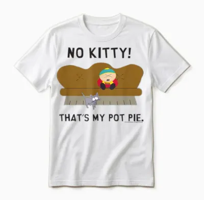 South Park Cartman My Pot Pie Unisex T-Shirt - White