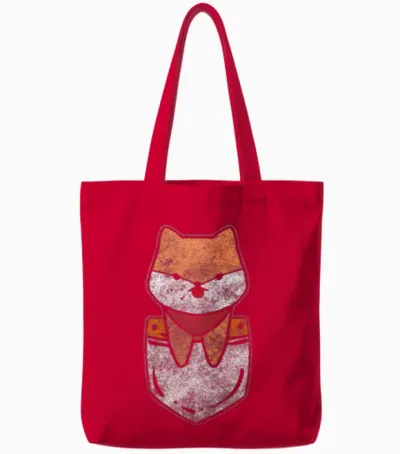 Shiba Pedigree Dog Dog Owner Cryptocurrency Tote Bags - Red