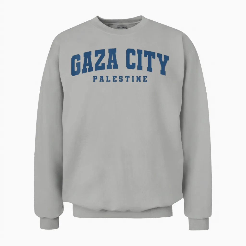 Gaza-Stadt Palästina Urban Unisex Sweatshirt in Ash