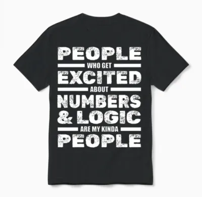 Math Teacher Student Mathemetics Unisex T-Shirt - Black